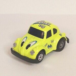 Yatming Volkswagon Beetle Pull-Back Bug Eyes VW (Tested) Vintage Thailand